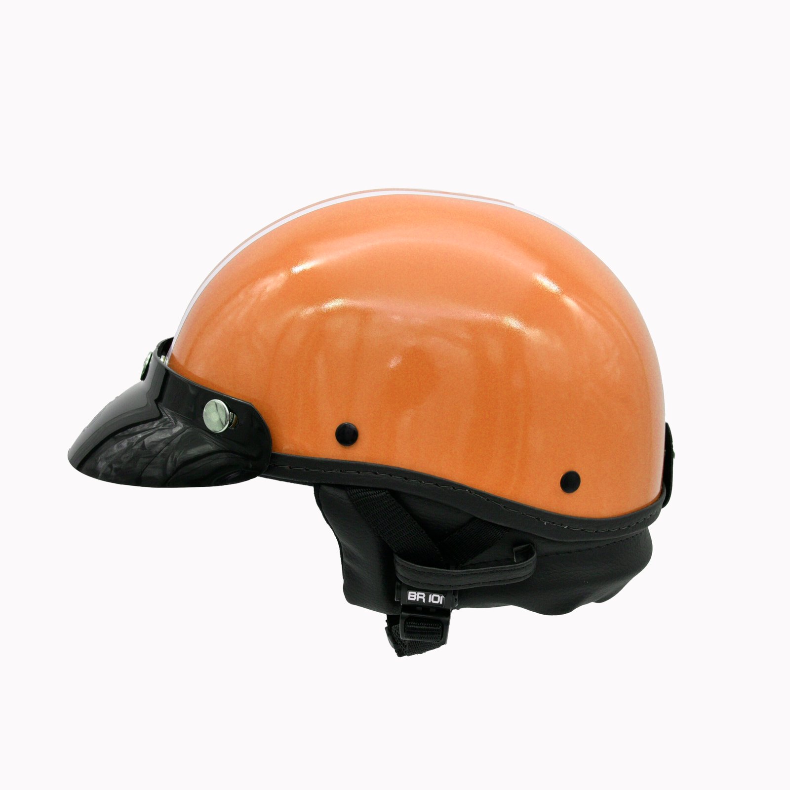 Capacete Coquinho BR 101 Laranja Brilho Pala - Imagem 2
