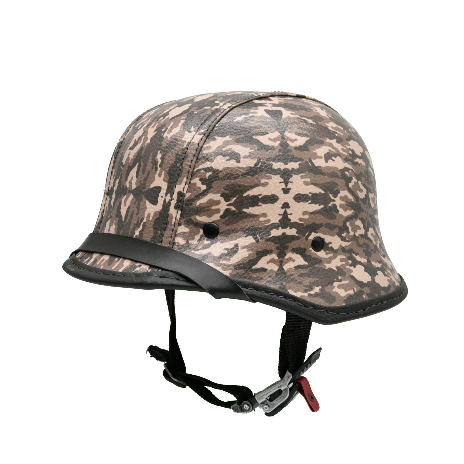 Capacete BR101 Alemão Camuflado Marrom e Bege - Imagem 3