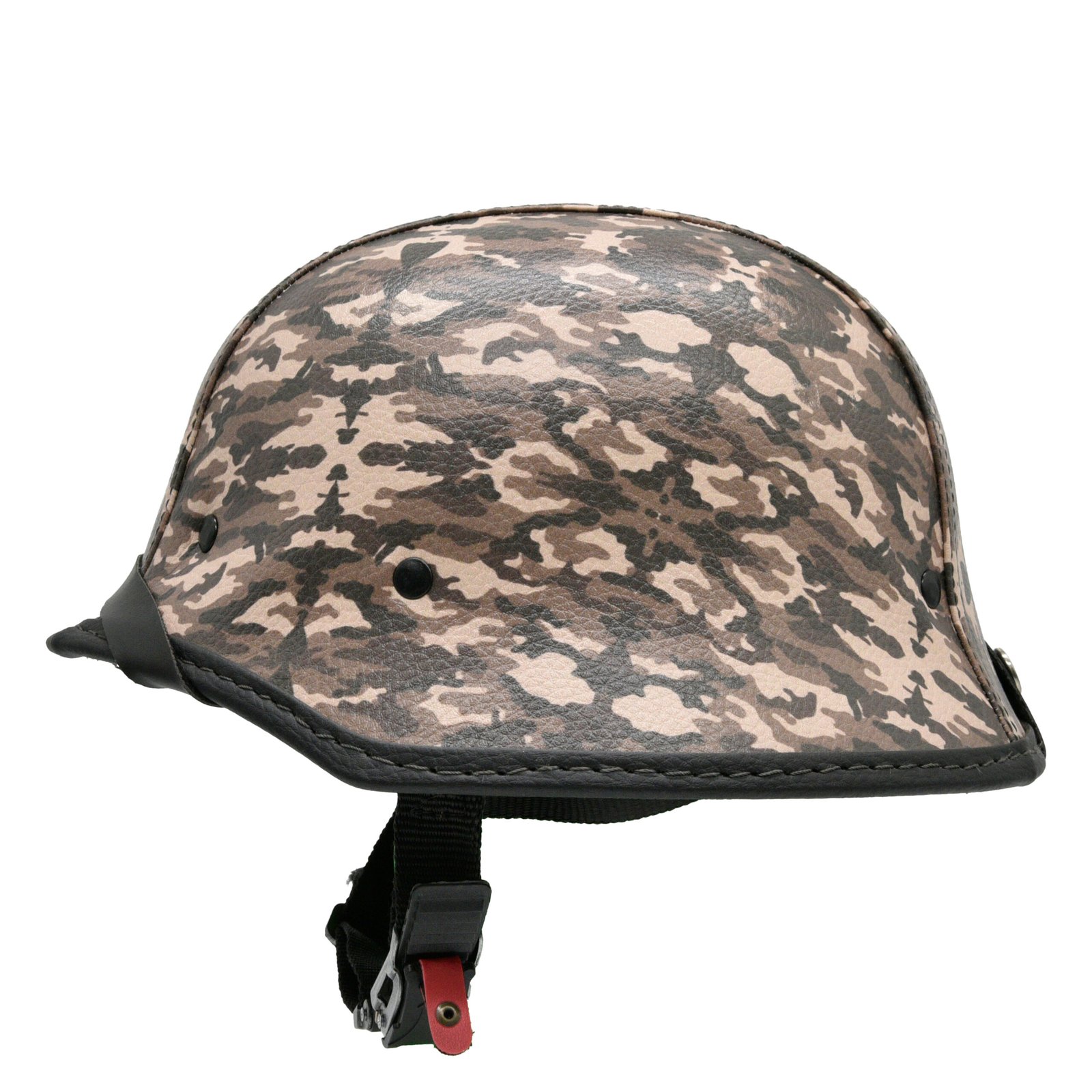 Capacete BR101 Alemão Camuflado Marrom e Bege - Imagem 4