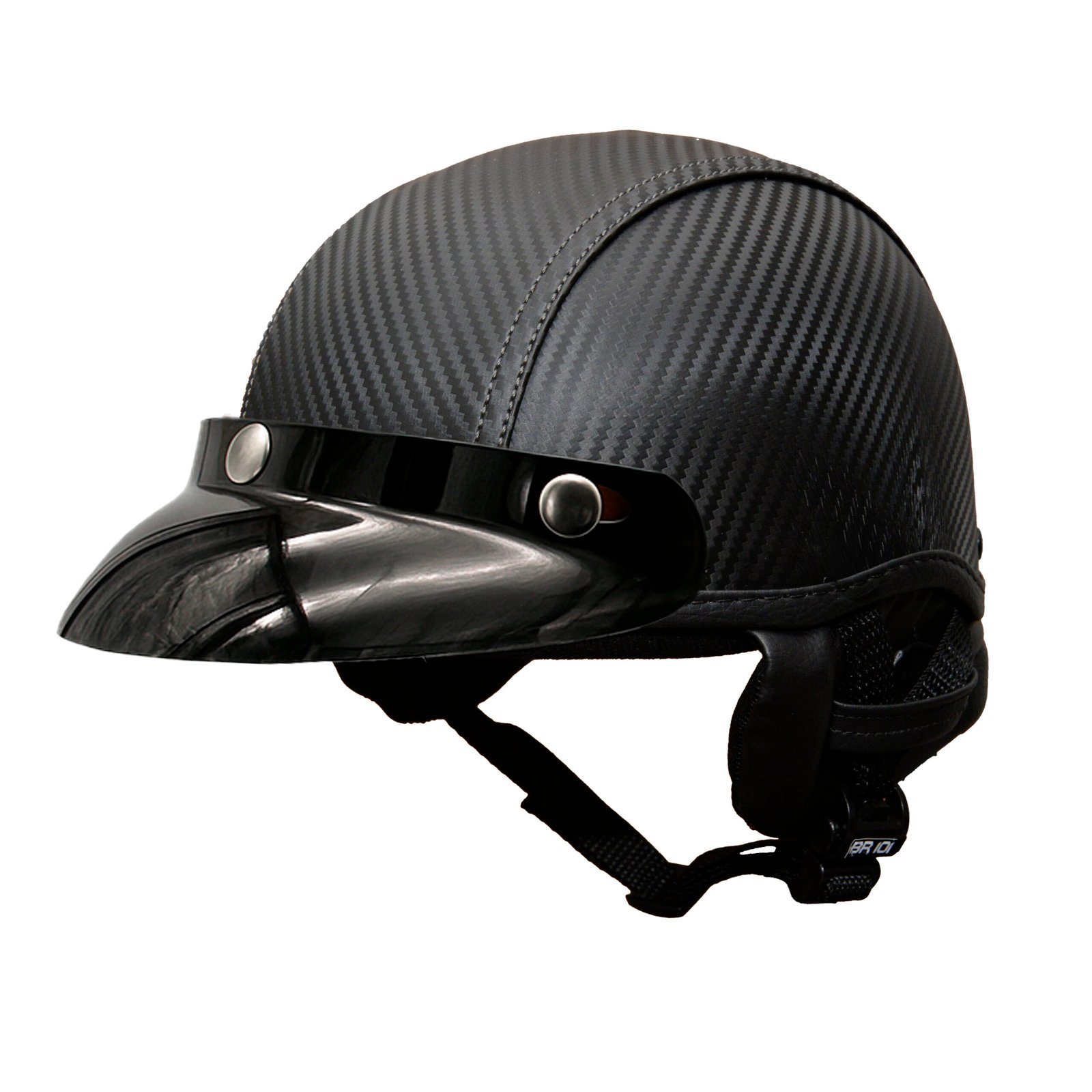 Capacete Coquinho BR101 Revestido Carbono Pala - Imagem 3
