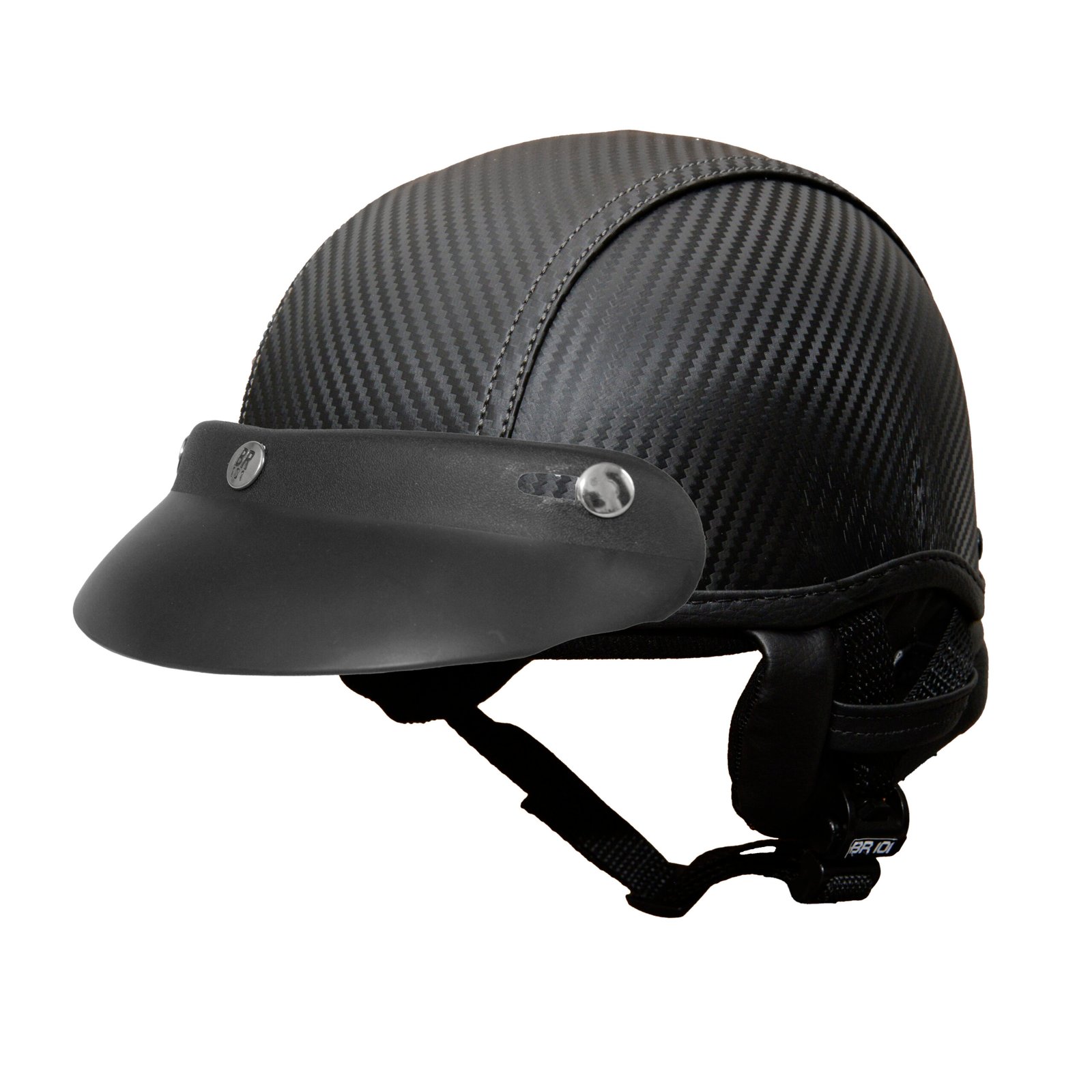 Capacete Coquinho BR101 Revestido Carbono Pala - Imagem 2