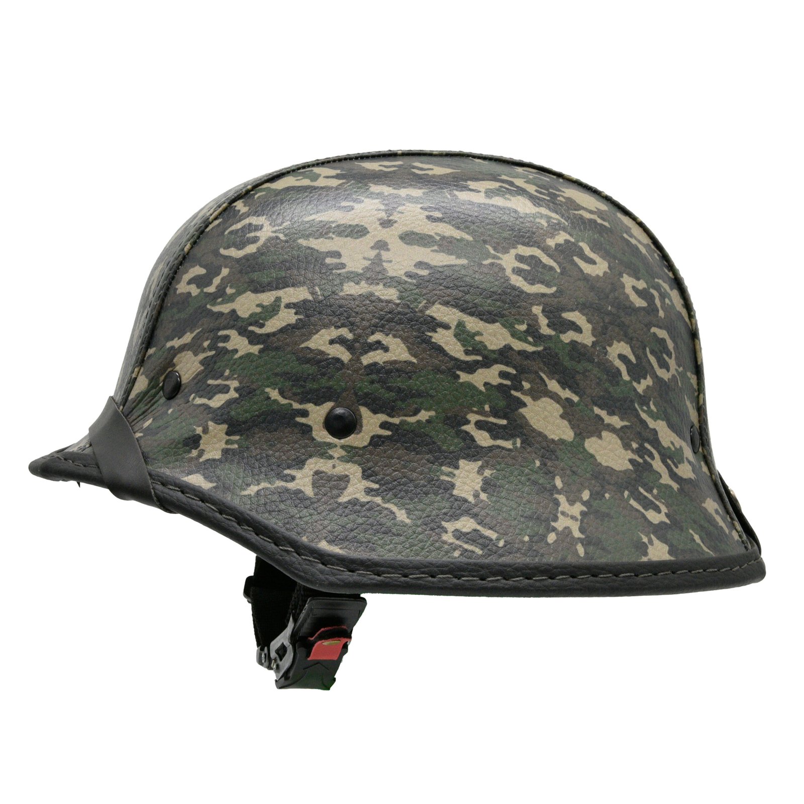 Capacete BR101 Alemão Camuflado Verde e Marrom - Imagem 3