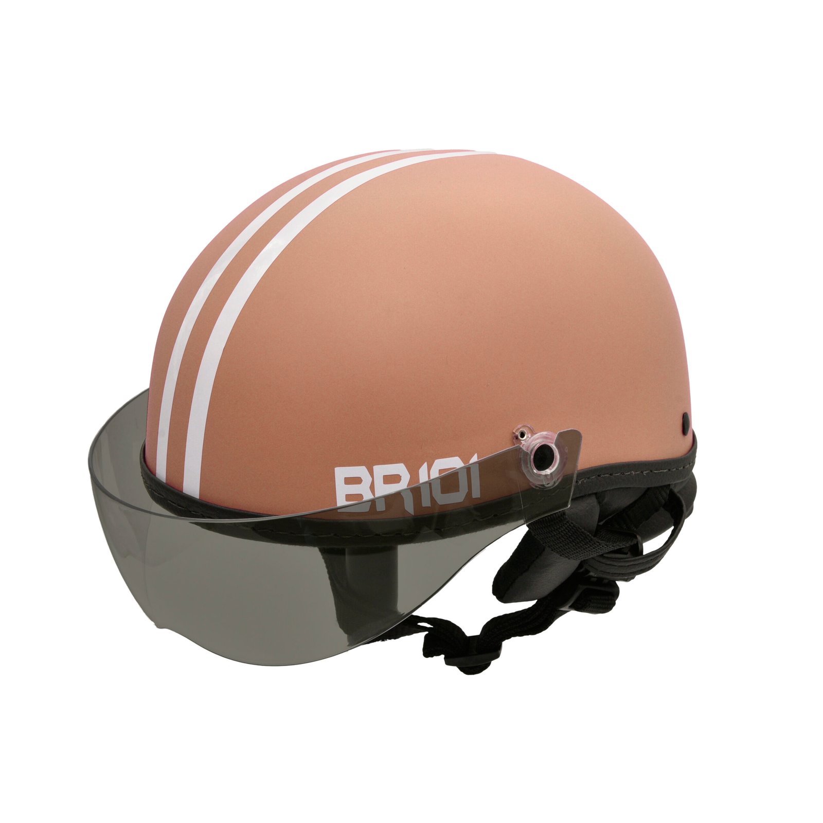Capacete BR101 Coquinho Fosco Marrom Vision - Imagem 5