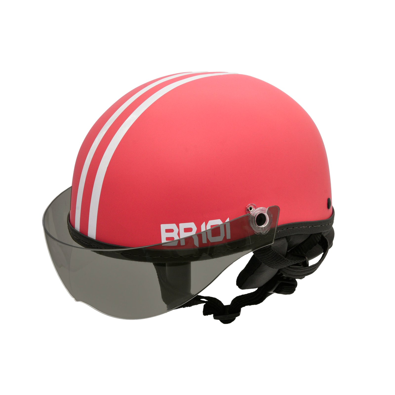 Capacete BR101 Coquinho Fosco Vermelho Vision - Imagem 5
