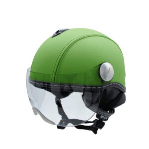 Capacete BR101 Coquinho AIR FLOW viseira TOP GUN Verde Neon