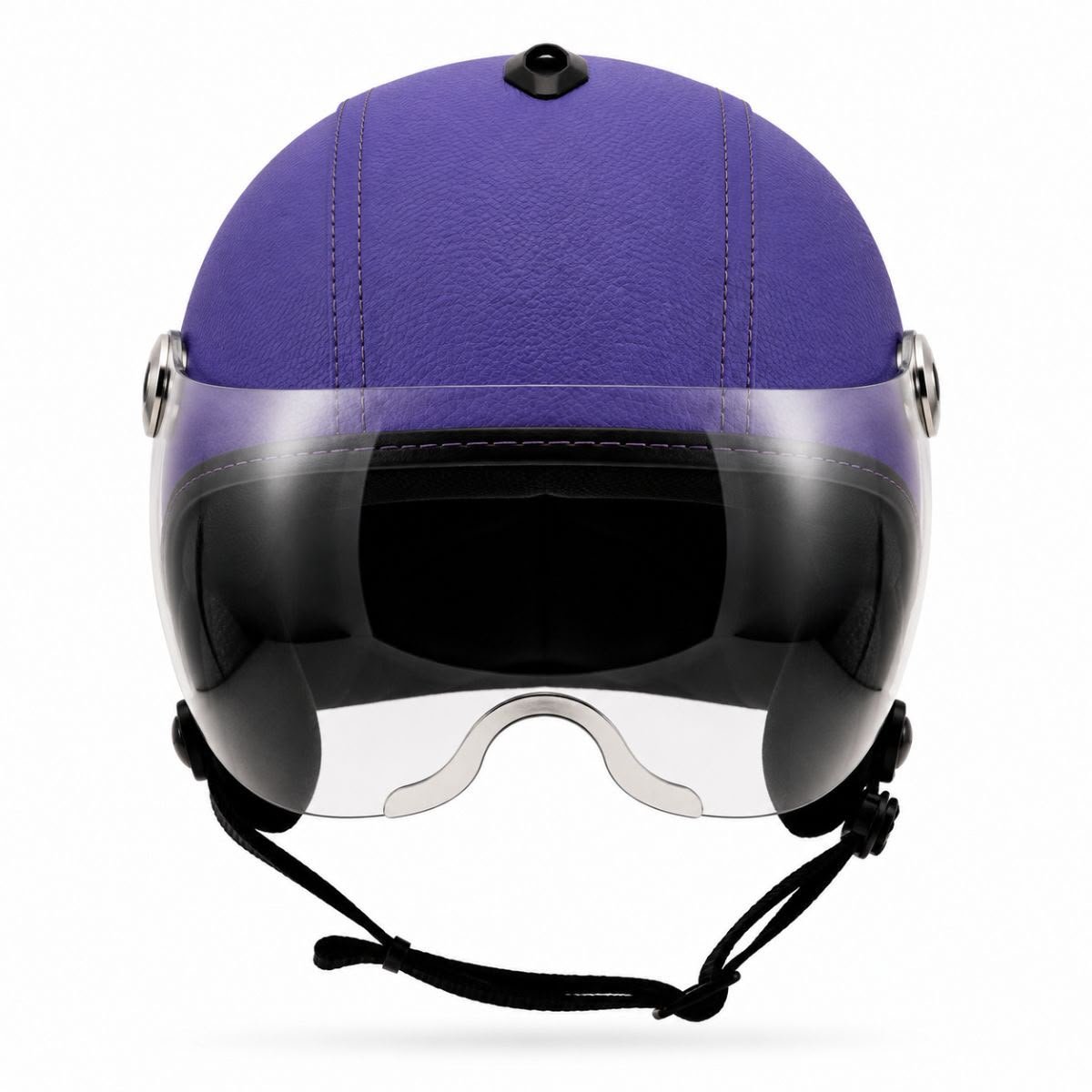 Capacete BR101 Coquinho AIR FLOW viseira TOP GUN Roxo - Imagem 2