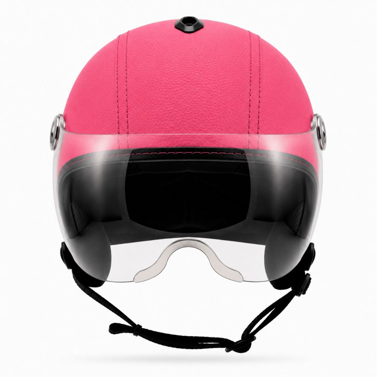 Capacete BR101 Coquinho AIR FLOW viseira TOP GUN Rosa - Imagem 2