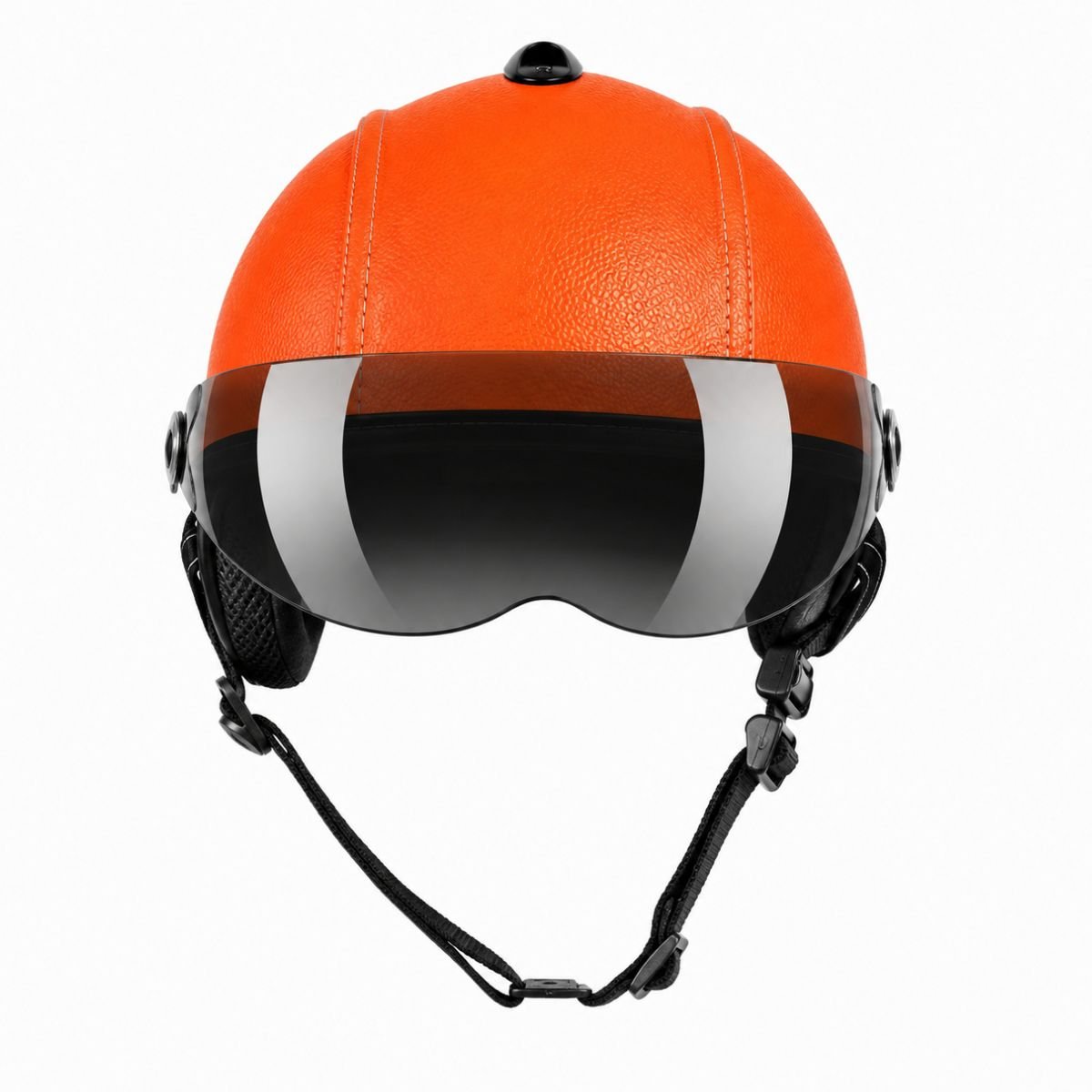 Capacete BR101 Coquinho AIR FLOW Laranja Vision - Imagem 2